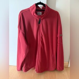 Callaway Golf Red Full-Zip XXL Windbreaker Jacket